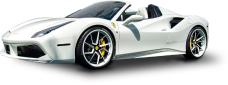 Ferrari 488 Spider white